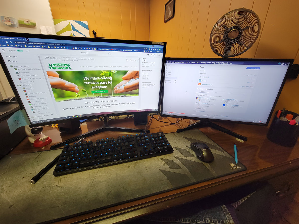 My Dual Monitor Setup