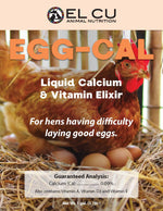 Egg-Cal : Liquid Vitamin for Hens Having Difficulty Laying Eggs (1 Gallon)