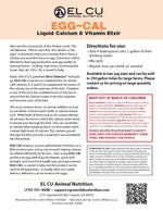 Egg-Cal : Liquid Vitamin for Hens Having Difficulty Laying Eggs (1 Gallon)