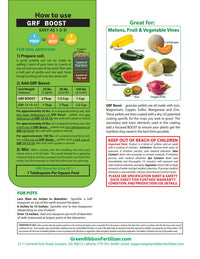 GRF Boost for Melon, Fruit, & Vine Vegetables