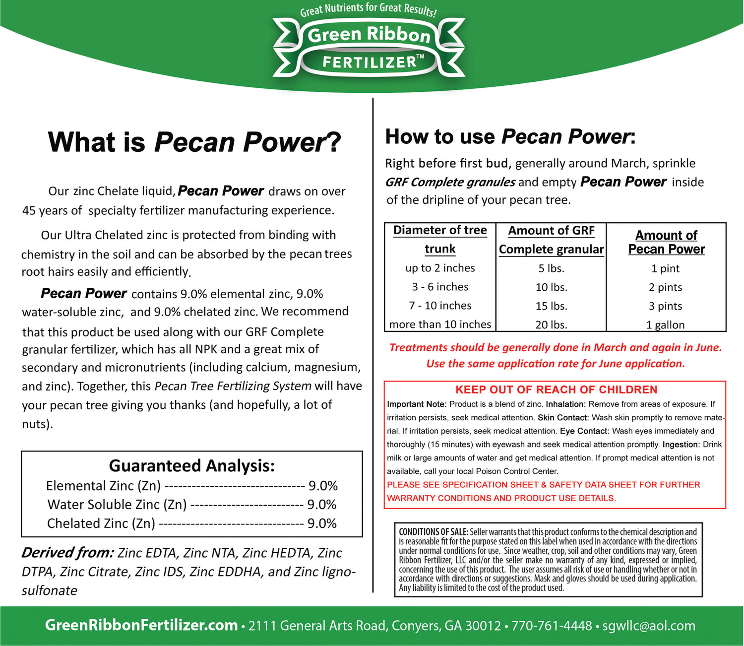 Pecan Power! Our BEST Liquid Pecan Tree Fertilizer